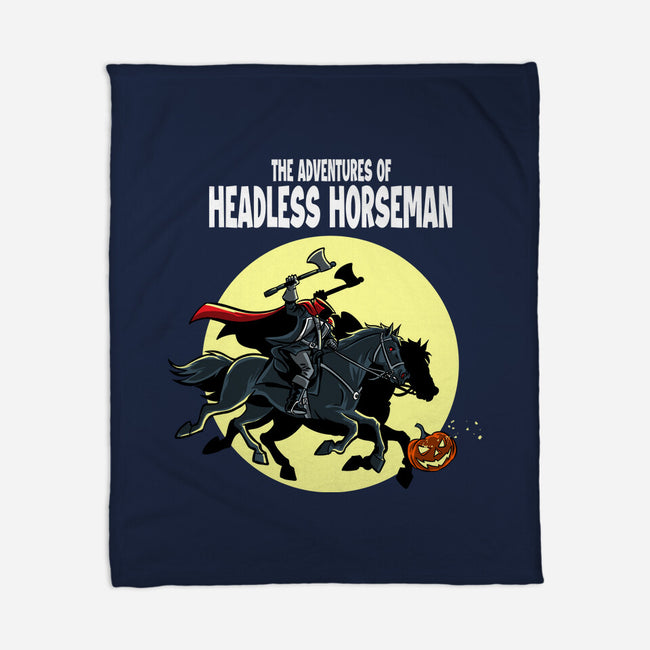 The Adventures Of The Headless Horseman-None-Fleece-Blanket-zascanauta