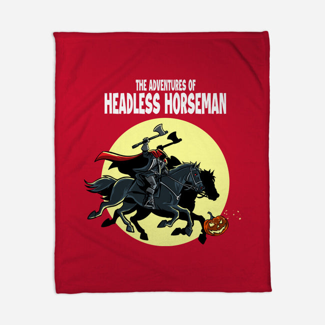 The Adventures Of The Headless Horseman-None-Fleece-Blanket-zascanauta