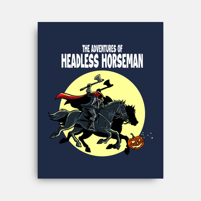 The Adventures Of The Headless Horseman-None-Stretched-Canvas-zascanauta