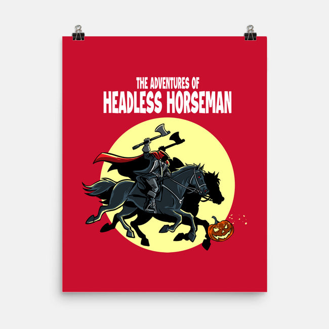 The Adventures Of The Headless Horseman-None-Matte-Poster-zascanauta