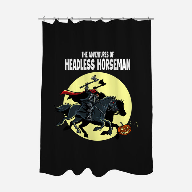 The Adventures Of The Headless Horseman-None-Polyester-Shower Curtain-zascanauta