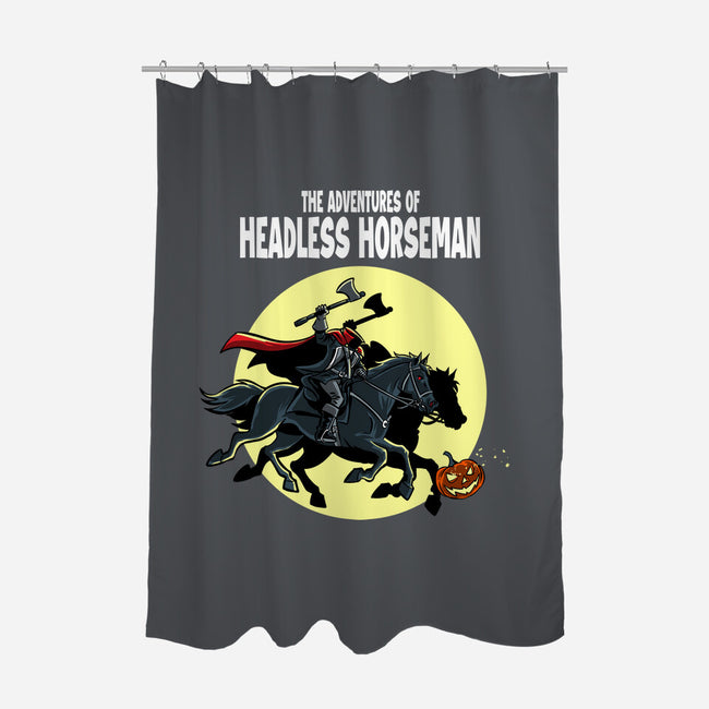 The Adventures Of The Headless Horseman-None-Polyester-Shower Curtain-zascanauta