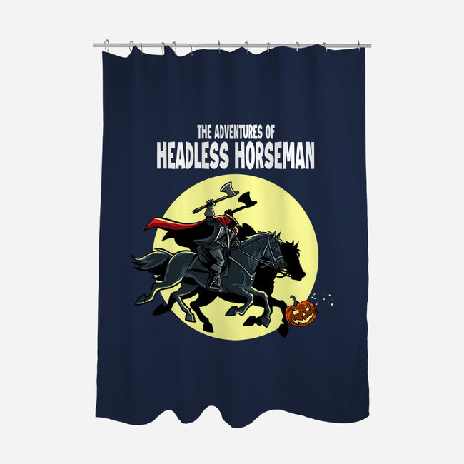 The Adventures Of The Headless Horseman-None-Polyester-Shower Curtain-zascanauta