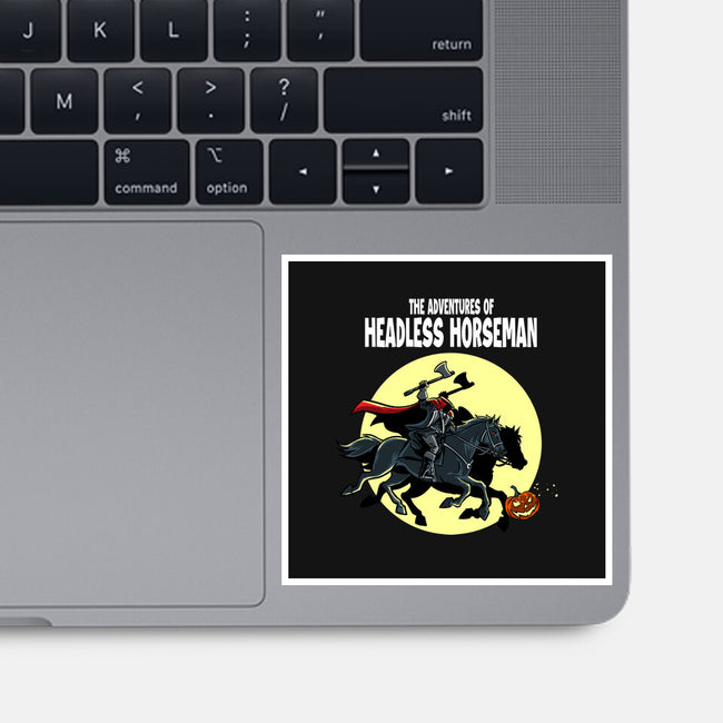 The Adventures Of The Headless Horseman-None-Glossy-Sticker-zascanauta