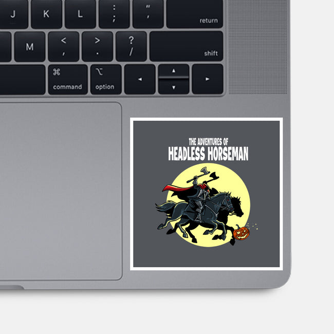 The Adventures Of The Headless Horseman-None-Glossy-Sticker-zascanauta