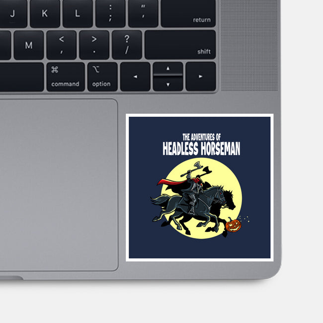 The Adventures Of The Headless Horseman-None-Glossy-Sticker-zascanauta
