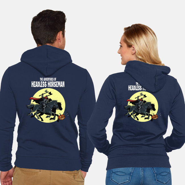 The Adventures Of The Headless Horseman-Unisex-Zip-Up-Sweatshirt-zascanauta