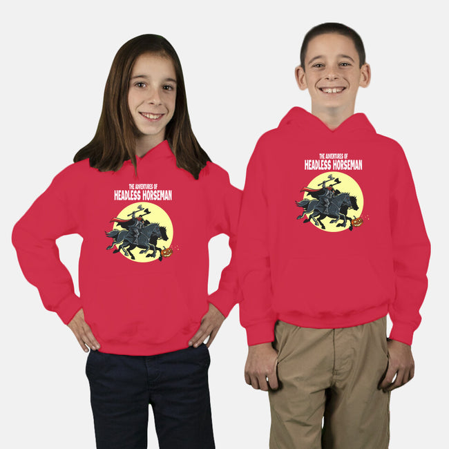 The Adventures Of The Headless Horseman-Youth-Pullover-Sweatshirt-zascanauta