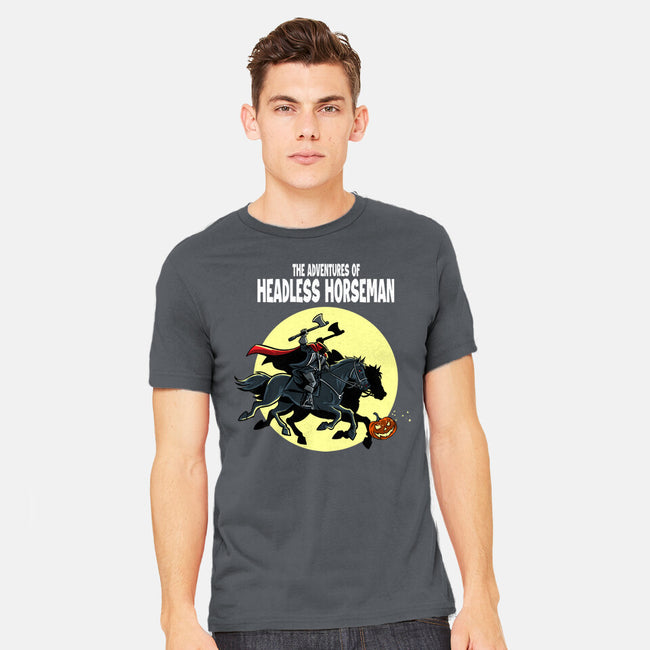 The Adventures Of The Headless Horseman-Mens-Heavyweight-Tee-zascanauta
