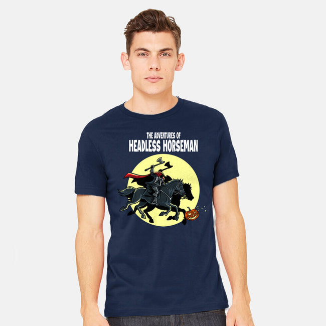 The Adventures Of The Headless Horseman-Mens-Heavyweight-Tee-zascanauta