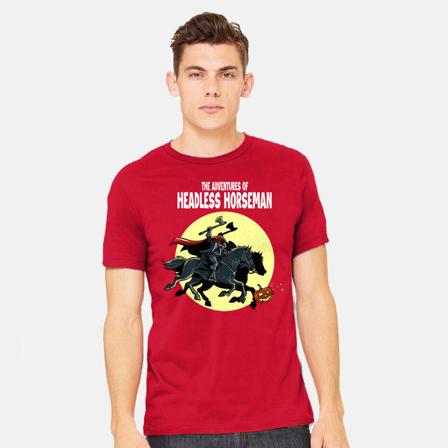 The Adventures Of The Headless Horseman-Mens-Heavyweight-Tee-zascanauta