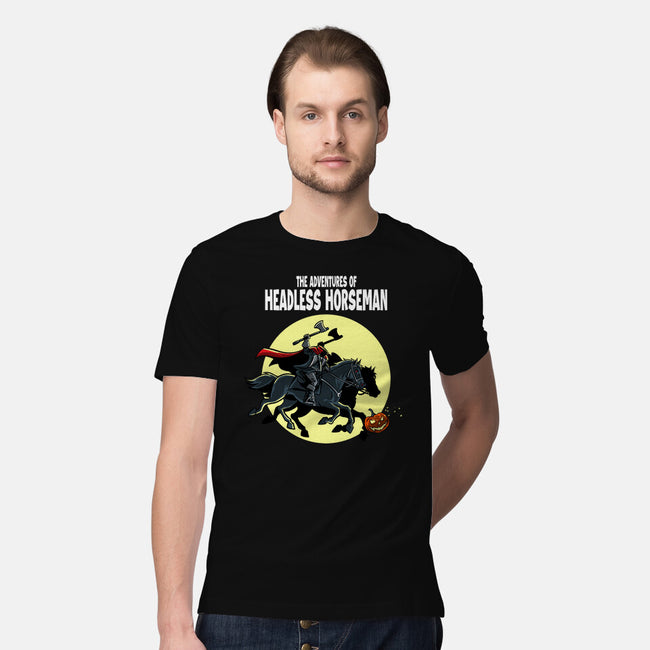 The Adventures Of The Headless Horseman-Mens-Premium-Tee-zascanauta