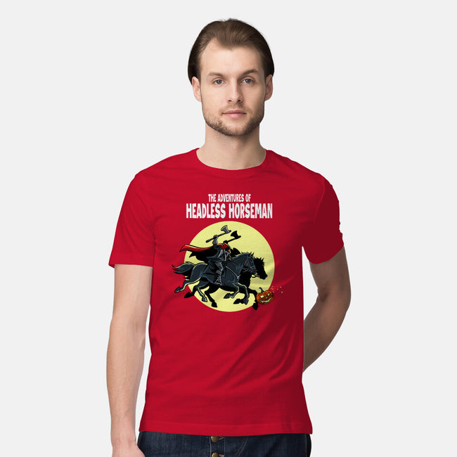 The Adventures Of The Headless Horseman-Mens-Premium-Tee-zascanauta