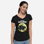 The Adventures Of The Headless Horseman-Womens-V-Neck-Tee-zascanauta