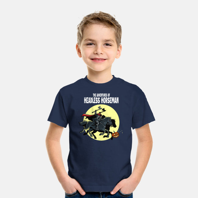 The Adventures Of The Headless Horseman-Youth-Basic-Tee-zascanauta