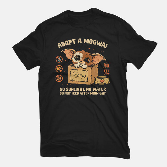 Adopt A Mogwai-Womens-Fitted-Tee-kg07