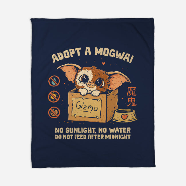 Adopt A Mogwai-None-Fleece-Blanket-kg07