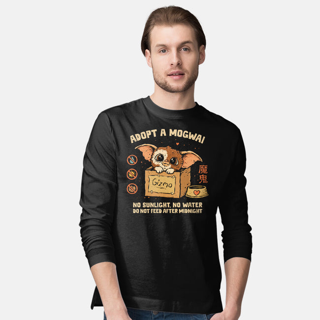 Adopt A Mogwai-Mens-Long Sleeved-Tee-kg07