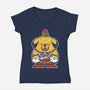 He Dog-Womens-V-Neck-Tee-krisren28