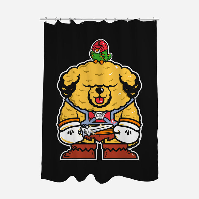 He Dog-None-Polyester-Shower Curtain-krisren28