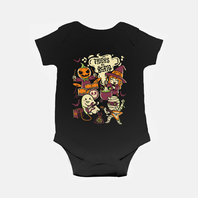 Tricks Or Beats-Baby-Basic-Onesie-estudiofitas