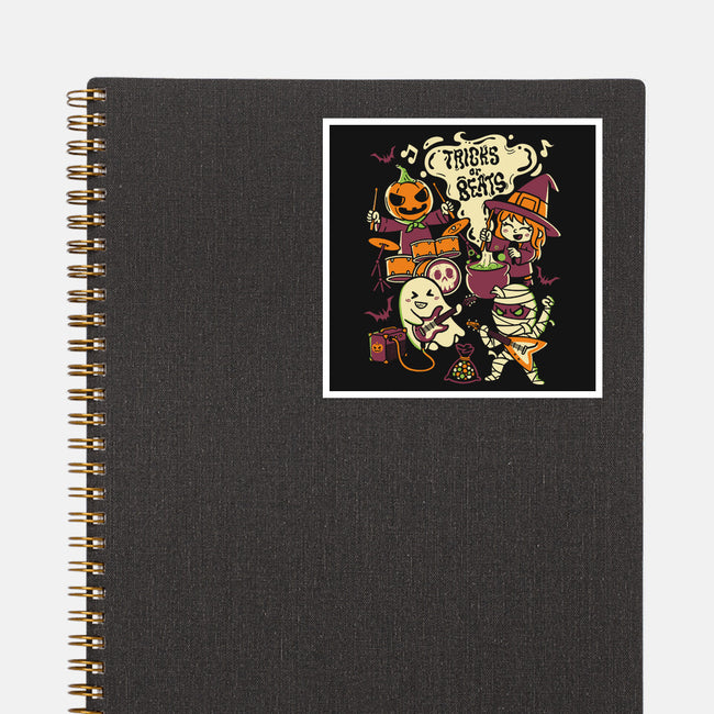 Tricks Or Beats-None-Glossy-Sticker-estudiofitas