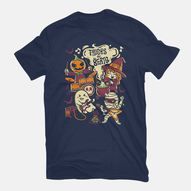 Tricks Or Beats-Unisex-Basic-Tee-estudiofitas