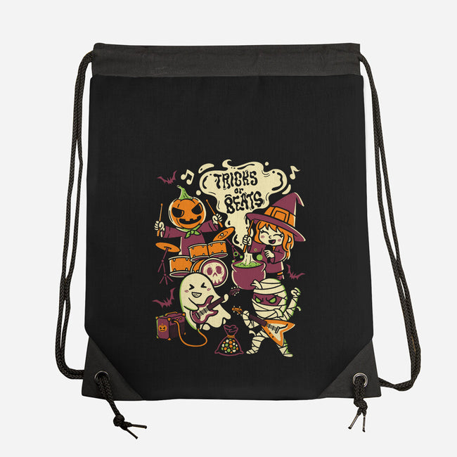 Tricks Or Beats-None-Drawstring-Bag-estudiofitas