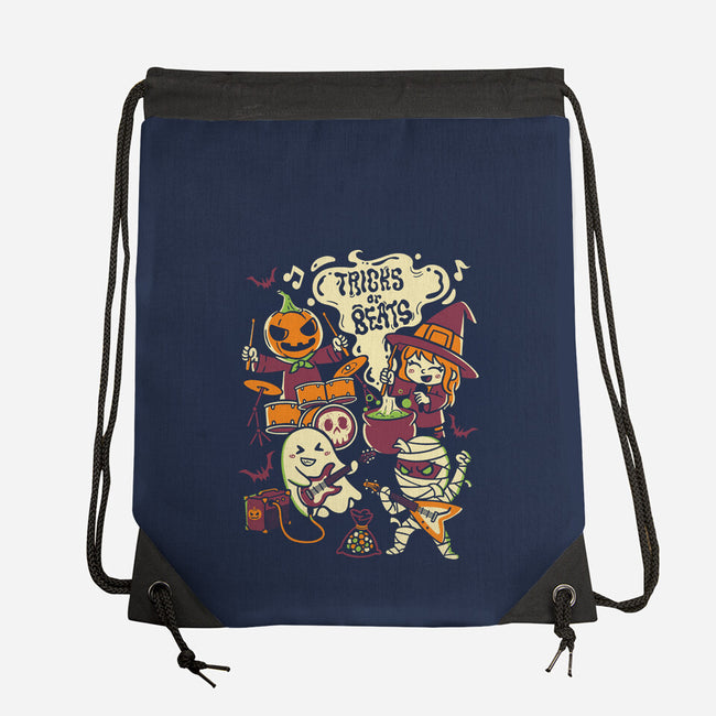 Tricks Or Beats-None-Drawstring-Bag-estudiofitas