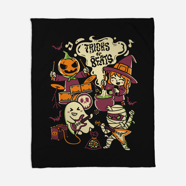 Tricks Or Beats-None-Fleece-Blanket-estudiofitas