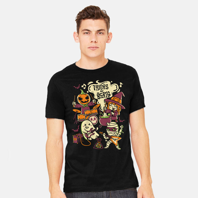 Tricks Or Beats-Mens-Heavyweight-Tee-estudiofitas