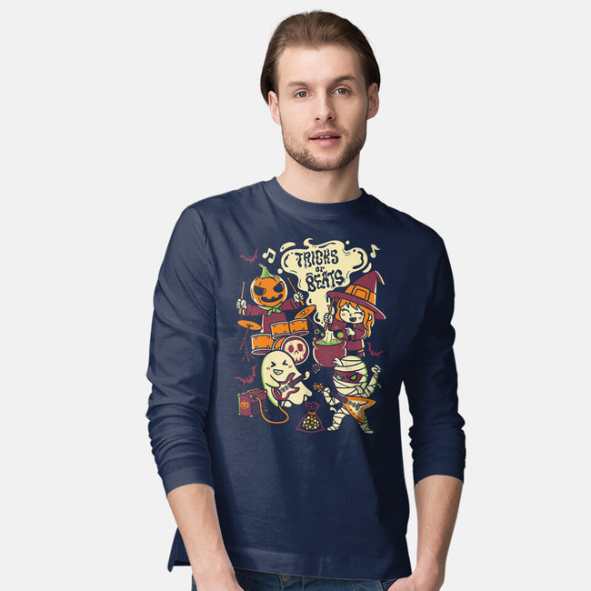 Tricks Or Beats-Mens-Long Sleeved-Tee-estudiofitas
