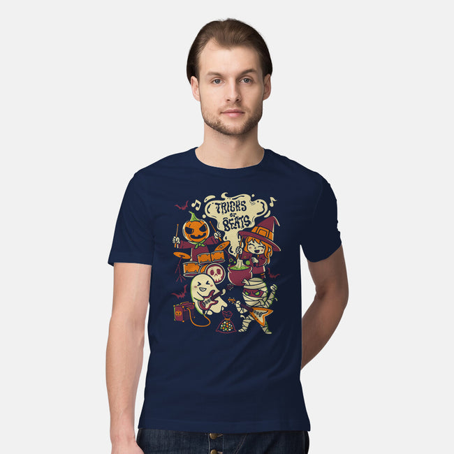 Tricks Or Beats-Mens-Premium-Tee-estudiofitas