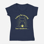 I Doubt It-Womens-V-Neck-Tee-brunopires