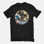 Dark Samurai In Japan-Mens-Heavyweight-Tee-DrMonekers