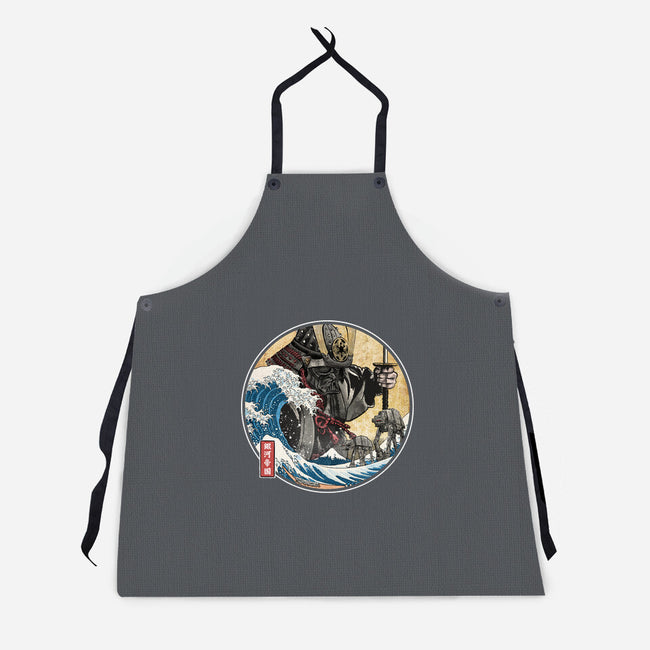 Dark Samurai In Japan-Unisex-Kitchen-Apron-DrMonekers