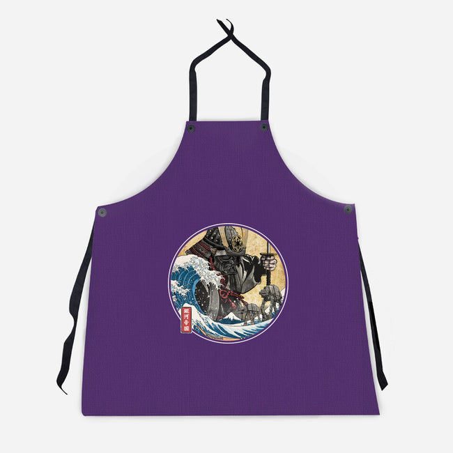 Dark Samurai In Japan-Unisex-Kitchen-Apron-DrMonekers