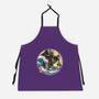 Dark Samurai In Japan-Unisex-Kitchen-Apron-DrMonekers