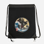 Dark Samurai In Japan-None-Drawstring-Bag-DrMonekers