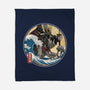 Dark Samurai In Japan-None-Fleece-Blanket-DrMonekers