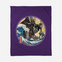 Dark Samurai In Japan-None-Fleece-Blanket-DrMonekers