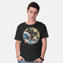 Dark Samurai In Japan-Mens-Basic-Tee-DrMonekers