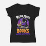Read More-Womens-V-Neck-Tee-Vallina84
