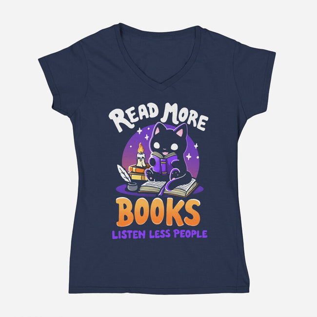 Read More-Womens-V-Neck-Tee-Vallina84