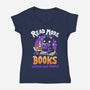 Read More-Womens-V-Neck-Tee-Vallina84