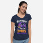 Read More-Womens-V-Neck-Tee-Vallina84