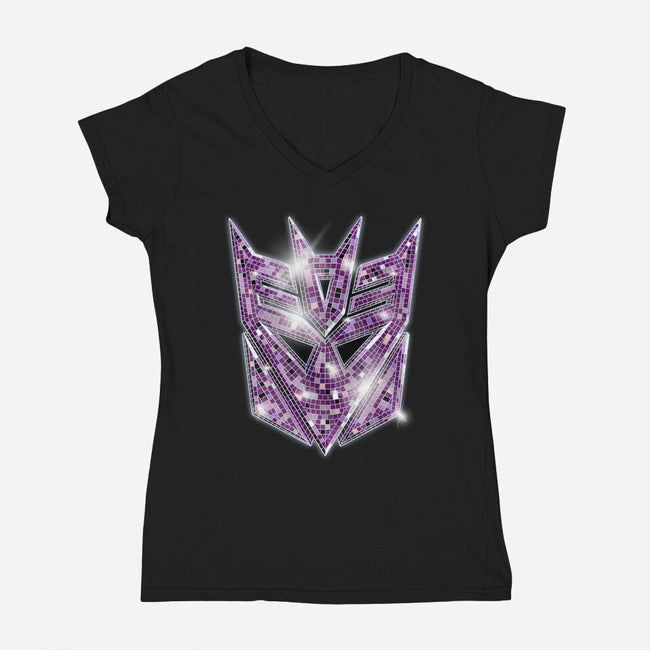 Deceptifunk-Womens-V-Neck-Tee-Skullpy