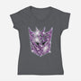 Deceptifunk-Womens-V-Neck-Tee-Skullpy