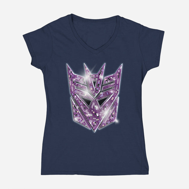 Deceptifunk-Womens-V-Neck-Tee-Skullpy