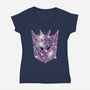 Deceptifunk-Womens-V-Neck-Tee-Skullpy
